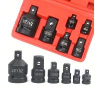 6 pièces Ensemble d'adaptateurs pneumatiques industriels universels - Robuste et à connexion rapide - Parfait pour tous les systèmes d'outils pneumatiques, le DIY, l'automobile et l'usage professionne