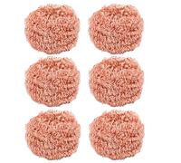 6 Pièces Eponge Cuivre Vaisselle - Nettoyant De Panne Soudure, Nettoyeur De Fer À Souder, Cuivre Gratounette Heavy Duty De Cuisine Pots Casseroles Brosse De Nettoyage