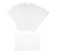 6 Pièces Feuille de Canevas Plastique 30x20cm Blanche | Maille Rigide Perforée, Grille Précise pour Couture Manuelle, Projets Décoratifs et Porte-clés