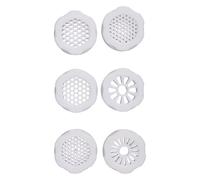 6 Pièces Filtre de Robinet Anti-calcaire Anti-éclaboussures | Plastique Blanc, Installation Facile, pour Évier et Robinet Standard, Usage Salle de Bain
