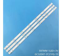 6 Pieces FOR 2TV Bandes LED pour RF-EG320B32-0701S GC32D07-ZC21FG-15 32PHF3001 32PHF3021 32PHF3061 32PHF3559/T3 32PHF5011/T3 32PHF5061/T3 ""Nipseyteko