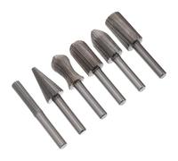 6 Pièces Fraises Rotatives Hss pour Sculpture Bois et Métal | Acier Haute Vitesse Argenté, Enlèvement de Matière Rapide, Façonnage Précis pour Projets Créatifs et Travail Artisanal