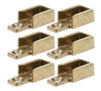 6 pièces gâche de fenêtre en alliage de zinc 20 MM | Pour fenêtres PVC résidentielles, compatible et coulissantes, réduit les fuites d’air, clip de retenue modulaire