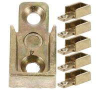 6 pièces gâches de fenêtre en alliage de zinc 20 MM | Clip de retenue à glissière, pour fenêtres résidentielles UPVC vinyle, limite le desserrage des vis et la déformation