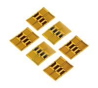 6 Pièces Jauge de Contrainte Bf1000-2gb à Feuille Métallique 1000 Ω | Circuit en Pont Complet sans Soudure, Collage Adhésif, pour Cellules de Charge, Poutres Aluminium, Essais Machines