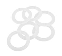 6 Pièces Joint D’étanchéité de Bouteille D’Eau en Silicone Blanc | Remplacement Rond, Usage Voyage et Sport, Compatible Mugs et Tumblers, Surface Lisse, Nettoyage Facile