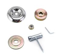 6 pièces Kit de fixation de l'écrou de la lame de la boîte de vitesses | Adaptateur de lame, écrous, tête de débroussailleuse universelle pour tondeuse, débroussailleuse