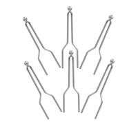 6 Pièces Kit de Pyrogravure Pointe pour Pyrograveur Stylo Gravure | Nickel Chromium Alloy, Argenté, Remplacement Facile, Haute Impédance, Tracés Fins et Lignes Régulières