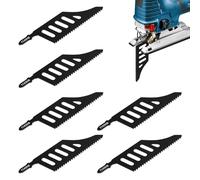 6 Pièces Lames de Scie Sauteuse à Tige en T Pour Liège, Contreplaqué, Panneaux de Fibres Lame, Lames de Scie Sauteuse Professionnelles Compatibles avec Dewalt、Bosch 11 TP（Uni 6 Fils）