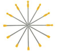 6 Pièces Lance Télescopique en Acier Inoxydable Pulvérisateur | Baguette de Pulvérisation Manuelle, Lance de Pulvérisation Agricole, Facile à Installer, Remplacement