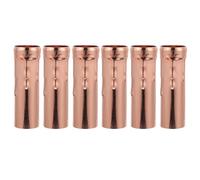 6 Pièces Manchon de Lustre E14 en Fer, Cache Décoratif | Tube de Bougie à Effet Cire, pour Bras de Chandelier et Applique, Finition Résistante
