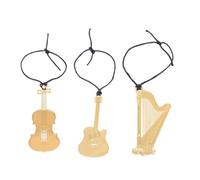 6 Pièces Marque-pages Musicaux en Métal Élégants | Papeterie, Style Raffiné, Signet D'instrument, Idée Présent Musique, Usage Quotidien, Lot Unique