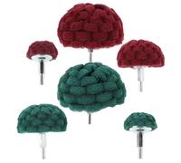 6 Pièces Meule de Polissage en Éponge Forme Champignon Tige | Nylon Fibre, Finition Abrasive, Plusieurs Spécifications, pour Bijoux et Bois, Usage Automobile et Domestique