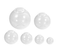 6 Pièces Moule Sphérique en Silicone pour Boules de Cristal DIY | Souple et Flexible, Usage Loisirs Créatifs, Forme Ronde, pour Œuvres D'art et Veilleuse