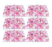 6 pièces mur de fleurs mur de roses fond pour la décoration de mariage mur de fleurs, douche nuptiale fleurs artificielles