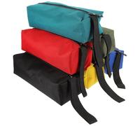 6 Pièces Paquet à Outils Multifonction en Tissu Oxford, Petit | Fermeture Zippée, Organise les Pinces, Noir Bleu Rouge Jaune Vert Bleu Marine