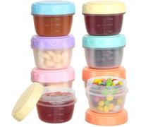 6 Pièces Petite Boite Plastique,Mini Récipients Hermétiques 80Ml,Boîtes De Conservation Alimentaire Sans Bpa,Boîte Alimentai[BI12]