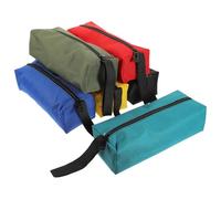 6 Pièces Petite Trousse à Outils Oxford, Portable, avec Fermeture | Organisateur Compact, pour Pinces et Petits Outils, Jardinier Mécanicien