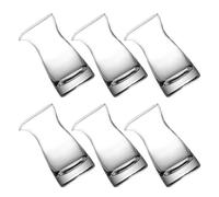 6 Pièces Pichet à Crème en Verre 80ml, Élégant, Cuisine et Service | Verre, Usage Traiteur et Table, Conserve la Fraîcheur, Format Compact 80ml, Design Sobre