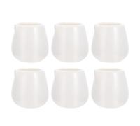 6 Pièces Pichet à Lait en Céramique Blanc, Crémier Multifonction | Usage Domestique et Hôtelier, pour Lait, Sauce, Salade et Sirop, Simple à Utiliser