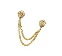 6 pièces pince à vêtements magnétique multifonction en alliage sans trou bouton fixe boucle de taille gland chaîne manchette jean pour pantalon, manche(Color 11)