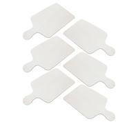 6 Pièces Planche à Découper Rustique Mini en Bois Brut, Rectangle