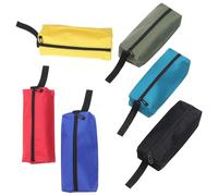 6 Pièces Pochette pour Outils Imperméable en Oxford | Fermeture Éclair, Rangement Compact pour Tournevis et Petites Pièces, Usage Pro ou Bricolage