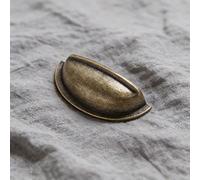6 pièces Poignées de meuble en forme de coquillage grande taille, poignées de tiroir de style vintage plus épaisses, poignées d'armoire, accessoires de quincaillerie de meuble Alliage d'aluminium
