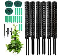 6 Pièces Poteau de Plante Grimpante en Pot, Tuteur Fibre de Coco et Mousse Sphaigne, Support pour Monstera, Maison et Jardin