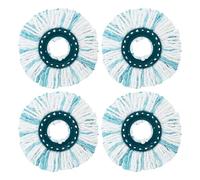 6 Pièces pour Leifheit Têtes de Rechange, Compatible pour Leifheit Clean Twist Disc Mop, Système à Fibres Balai pour Serpillière Franges de Remplacement, pour Tous Types de Sols