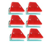 6 Pièces Réflecteur Double Face Trapezoïdal T, Balise Routière ABS | Garde-fou et Barrière Béton, Haute Visibilité, Résistant aux Intempéries la Chaleur