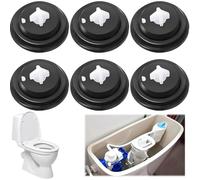 6 Pièces Rondelles de Diaphragme, Joint Chasse d'Eau WC, Membrane Robinet Flotteur, Joints de Diaphragme à Entrée Latérale pour l'Entretien des Chasses D'eau des Toilettes, Joint Chasse d'Eau