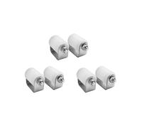 6 Pièces Rouleau de Guidage de Porte Coulissante 3 Pouces en Nylon Dur Coulissant Portes Roulantes Guideur Rouleau LatéRal à Roulement à Billes
