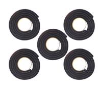 6 Pièces Ruban Adhésif Mousse EVA Noire pour Seuil de Porte, Lot | Joint Épais en Polyuréthane, Bloque L’air Froid, Usage Intérieur, Solution Rapide pour Locataires et Propriétaires
