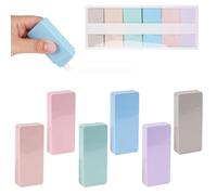6 Pièces Ruban Correcteur, 6 m x 5 mm Souris Correcteur Blanc, Rouleau de Ruban de Correction Instantanée, Souris Correctrice, Mini Roller de Correction avec Capuchon Protecteur, pour Ecole et Bureau