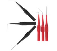 6 Pièces Sondes de Multimètre 0,7mm, Pointe de Touche de Test | Pointes Fines Angulées, Perçage D’isolant, Mesure Jusqu’à 1 A et 60 Vdc pour Connecteurs Électriques
