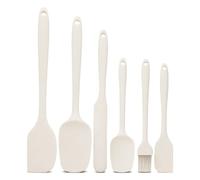 6 Pièces Spatule Silicone, Ustensiles à Spatule Maryse Silicone | Cuillere Patisserie Professionnelle Alimentaire, U-Taste Spatule à Cuillère en Silicone pour Cuisson, Mélange