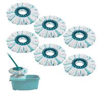 6 Pièces Tête Microfibre Mop pour Leifheit Clean Twist Disc Mop Micro série, pour Leifheit Serpillière Recharge, adapté à Tous Les Types de Sols
