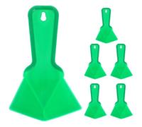6 Pièces Truelle d Angle Extérieure en PVC Vert | Application Facile, Retrait de L’excès de Plâtre, Poignée Ergonomique, pour Bricoleurs et Professionnels