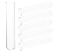 6 Pièces Tube Hydroponique en Verre 15ml Vase Tubulaire Moderne | Visibilité Claire, Réutilisable, pour Observer les Racines, Petit Espace