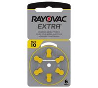 6 Piles Auditives 10 / PR70 Rayovac Extra