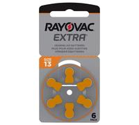 6 Piles Auditives 13 / PR48 Rayovac Extra