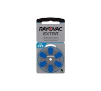6 Piles Auditives 675 / PR44 Rayovac Extra