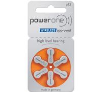 6 Piles Auditives p13 Power One Zinc-Air