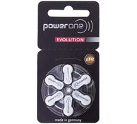 6 Piles Auditives p312 Power One Evolution Zinc-Air