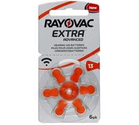 6 Piles auditives Rayovac Extra Advanced 13