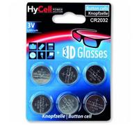 6 piles lithium bouton lithium HyCell CR2032