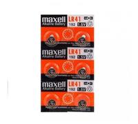 6 piles Maxell LR41-AG3