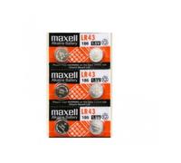 6 piles Maxell LR43 AG12 -