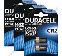 6 Piles photo CR2 Lithium Duracell 3V